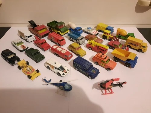 Vintage Assorted Corgi Diecast Vehicles, Cars & Helicopters | Mixed Condition