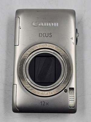 Canon IXUS 1100 HS Kompaktkamera 12.1 MP Silber 12x Zoom USB   Funktioniert