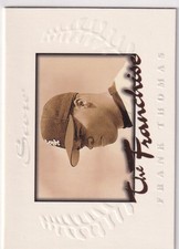 1996 SCORE PINNACLE THE FRANCHISE FRANK THOMAS CHICAGO WHITE SOX BASEBALL - 794