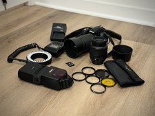 Nikon D3100 DSLR Camera Kit With 18-55  55-200  Flash, Filters,  Charger