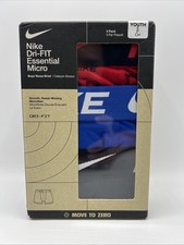 Nike Dri Fit Boxer Briefs Boy's Size S Sweat Wicking Microfiber 3 Pack New