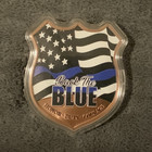 Back the Blue Police Shield Challenge Coin - Original Militaria Collectible — photo 1