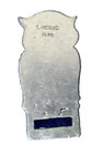 Vintage Metzke Pewter Bookmark Owl 1978, Free Shipping — photo 3