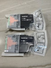 2-Pack Brother LC75BK XL Black Sealed Ink Cartridge Exp Unknown New Genuine