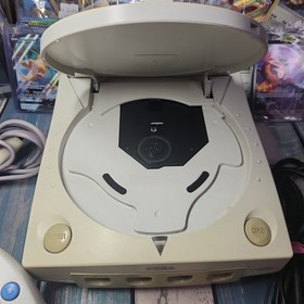 White Sega Dreamcast Console System with OEM Controller & Sonic Adventure WORKS!