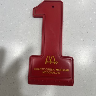 Vintage Mcdonalds Promotional Ice Scraper- Cleaner  (Fridge & Freezer)