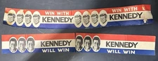2 Different John F Kennedy Paper Hatbands
