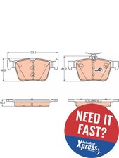 TRW Brake Pads GDB1957 Fits Volkswagen, Audi, Skoda, Cupra