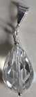 Clear Pendant 925 Sterling Silver