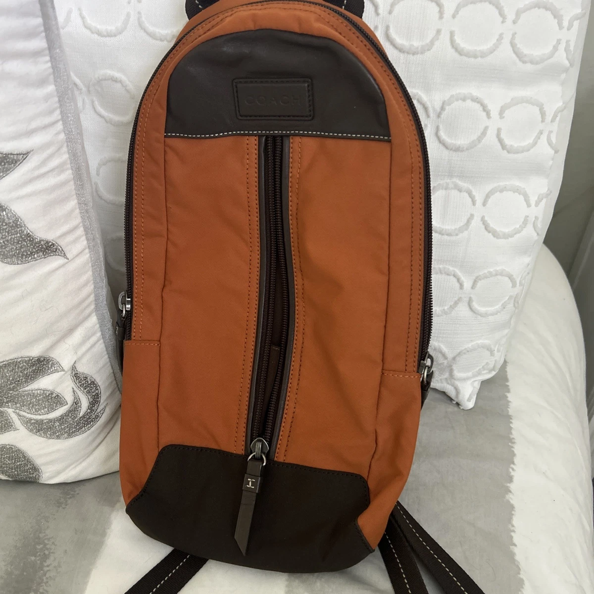 Coach Backpack Orange Bags for Men for sale | eBay