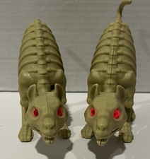 Two Animated Skeleton Cats- Halloween Decorative Props- Light Up Eyes  Sound