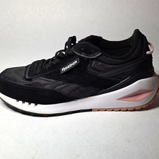 Reebok Galaxy 10 Women's Low Top Sneaker Black/White/Pink US 8 EU 38.5