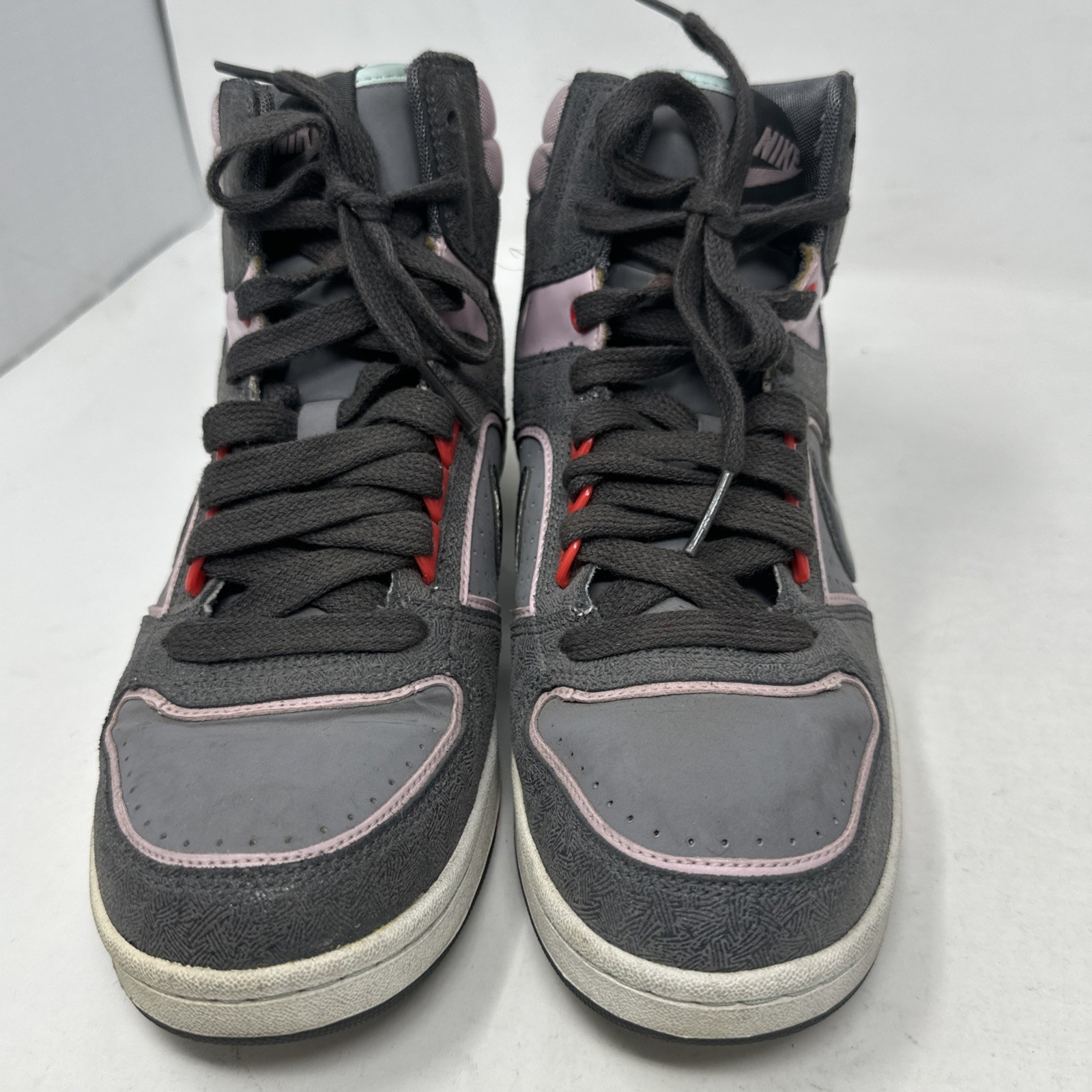 Nike Shoes Womens 8 Delta High Lite Model 365949-003 Pink Grey Red thumbnail 3