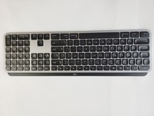 Logitech MX Keys YR0073 Silver Advanced Wireless Illuminated Keyboard w/Flat Key