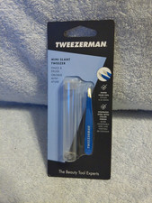 Tweezerman Mini Slant Tweezer With Case Bahama Blue