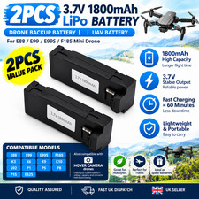 3.7V 3200mAh LiPo Drone Battery E88 E88 Pro E99 E99S F185 K3 K6 K9 K10 / 2PCS
