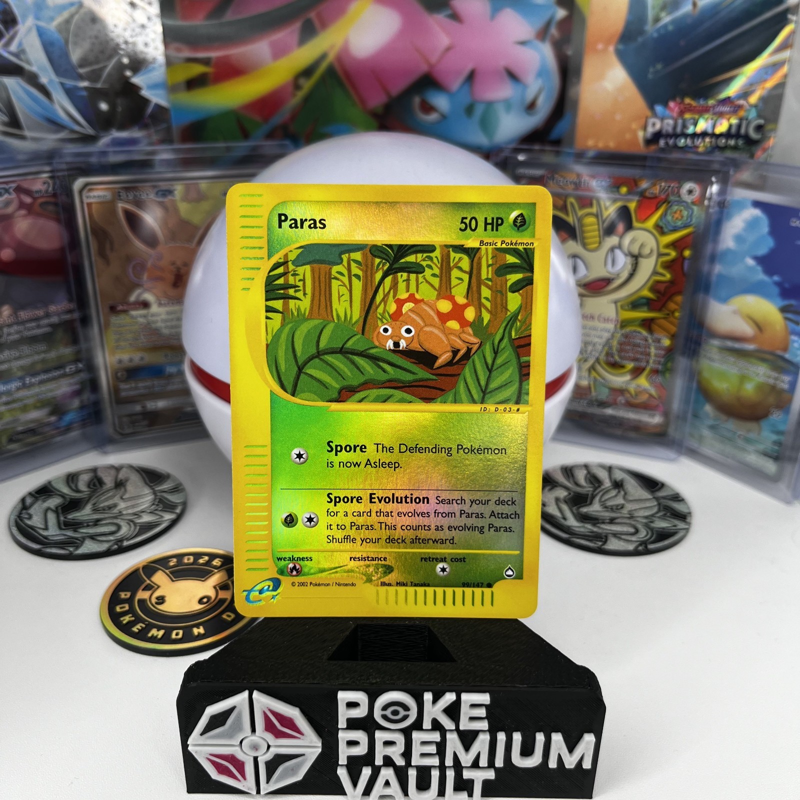 Paras 99/147 Aquapolis Reverse Holo NM