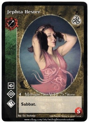Jephta Hester Ventrue Antitribu Third Edition V:TES VTES Vampire CCG