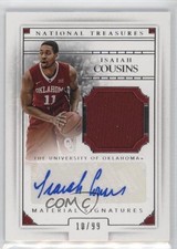 2016 Panini National Treasures Collegiate 10/99 Isaiah Cousins #95 Auto 7gk