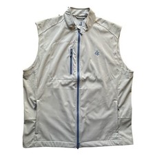 NWOT Johnnie-O Firestone SVCC Full Zip Golf Softshell Vest Steel Gray Large Men