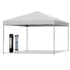 10x10 Pop Up Canopy Tent, Outdoor Instant Sun Shelter - White, Included 1 x R...