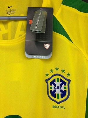 Kaka Brazil 02/03 Official Nike Home Shirt #8 L BNWT 5 Star World