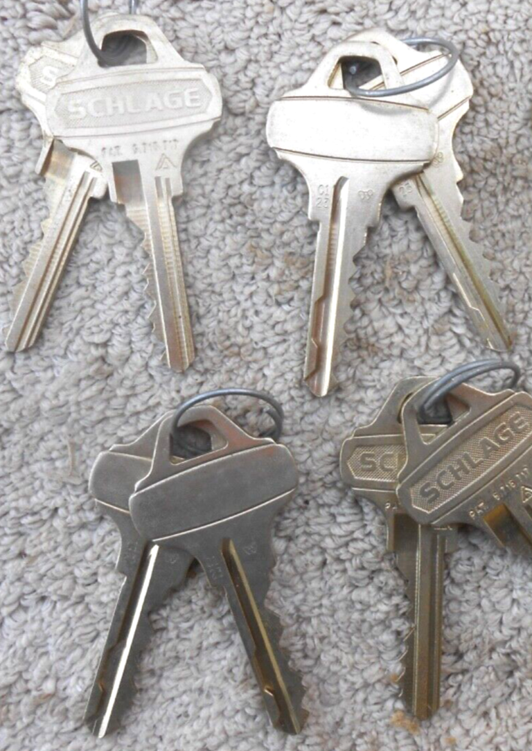 4 pair (8 keys) Schlage Everest C123 OEM Factory Precut keys | eBay
