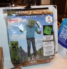 Minecraft Movie Zombie Kids Costume medium 7-8