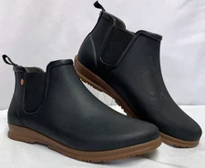 Size 9 - Women's Bogs Sweatpea II Chelsea Rain Boots Black 72198