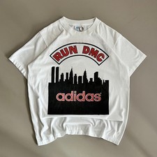 Large 80s Run DMC Adidas T-shirt