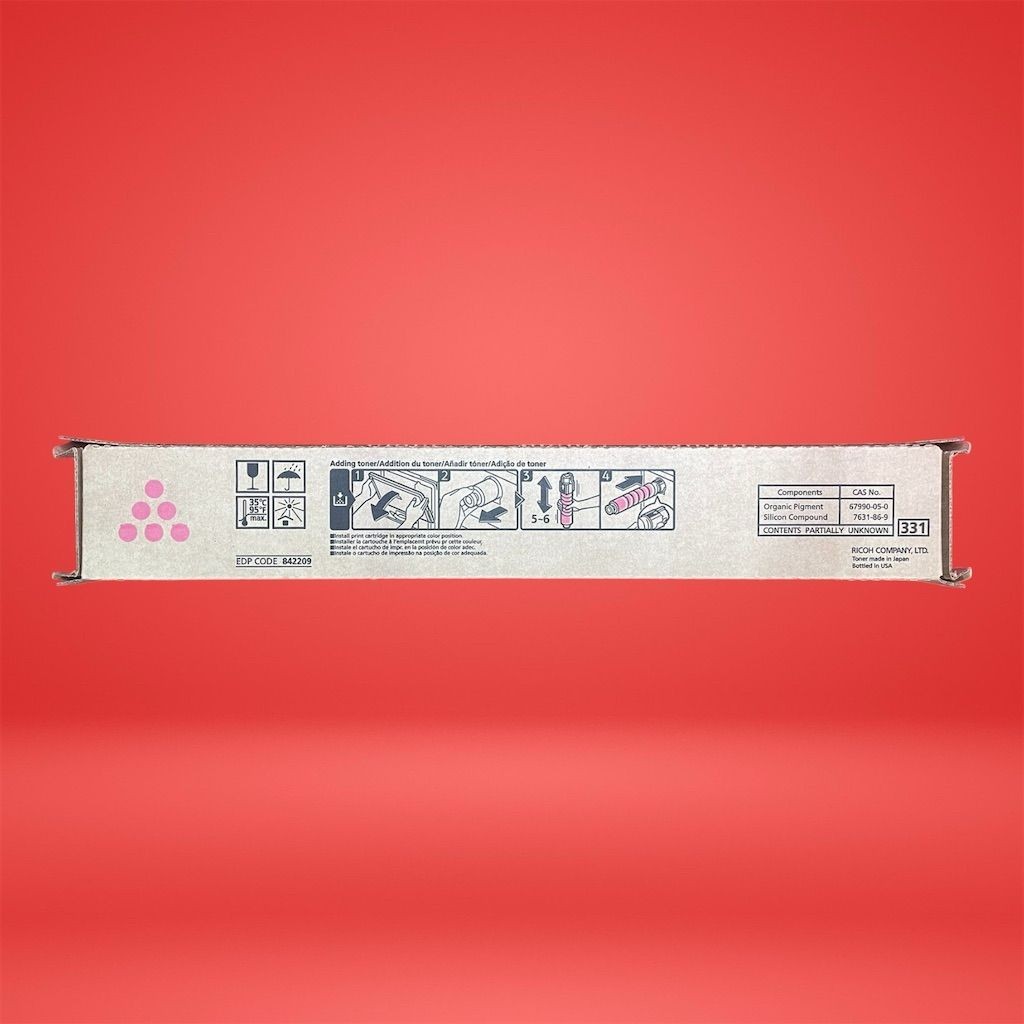 Ricoh Savin Lanier MP C407 Magenta Toner Cartridge 842209