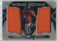 2018 Panini Spectra Rising Rookie Materials 5/199 Royce Freeman #11 14xw