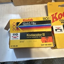 Vtg Kodak Gold 110 Color Negative Kodacolor II C 120-24 1981 1983 1984 1994