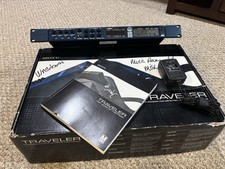 MOTU Firewire Audio Interface Traveler Clean With Power Supply Manual box