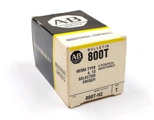 ALLEN BRADLEY 800T-H2 SELECTOR SWITCH 2-POSITION SERIES T