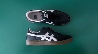 Onitsuka Tiger GSM Schwarz Größe 38 Turnschuhe Echtleder