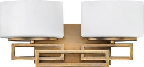 Hinkley Lanza 2-Light Vanity 16.5" Brushed Bronze Bathroom Light - Picture 1 of 6