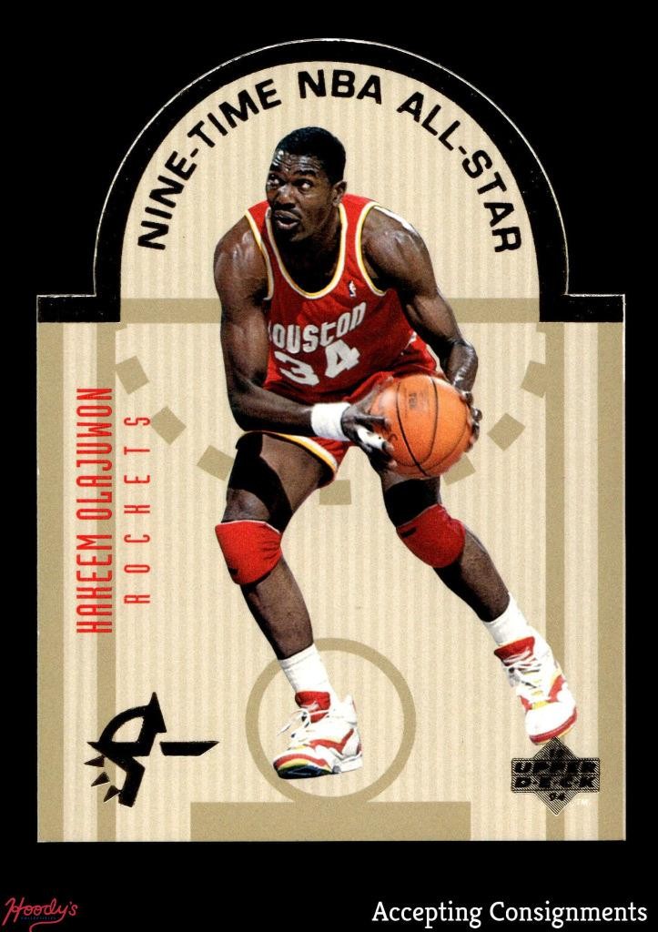 1993-94 Upper Deck SE Die Cut All-Stars #W6 Hakeem Olajuwon ROCKETS