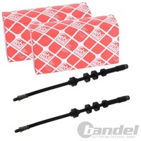2X febi bilstein BremsschlÄUche Vorne Beidseitig Passend FÜR Fiat Punto Lancia