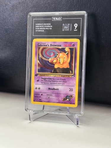 Sabrina's Drowzee (1st Edition) graded TAG 9 for sale on eBay