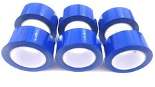 Blue Carton Sealing Tape, Packing Moving 2 Inch x 6 PACK,