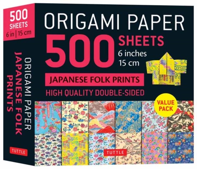 Origami Paper 500 Sheets Japanese Folk Prints 6"" (15 Cm) (Notebook / blank book) - Image 4