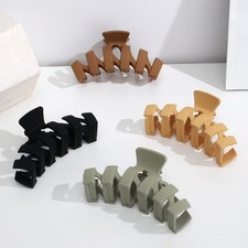 4.7 Large Matte Claw Hair Clips, Thick Hair, Jumbo Jaw Clamps, Strong Hold