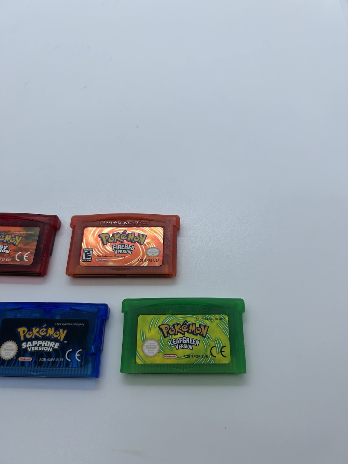 Nintendo Game Boy Advance Pokémon Games x5 Bundle Emerald, Ruby Ect image 2