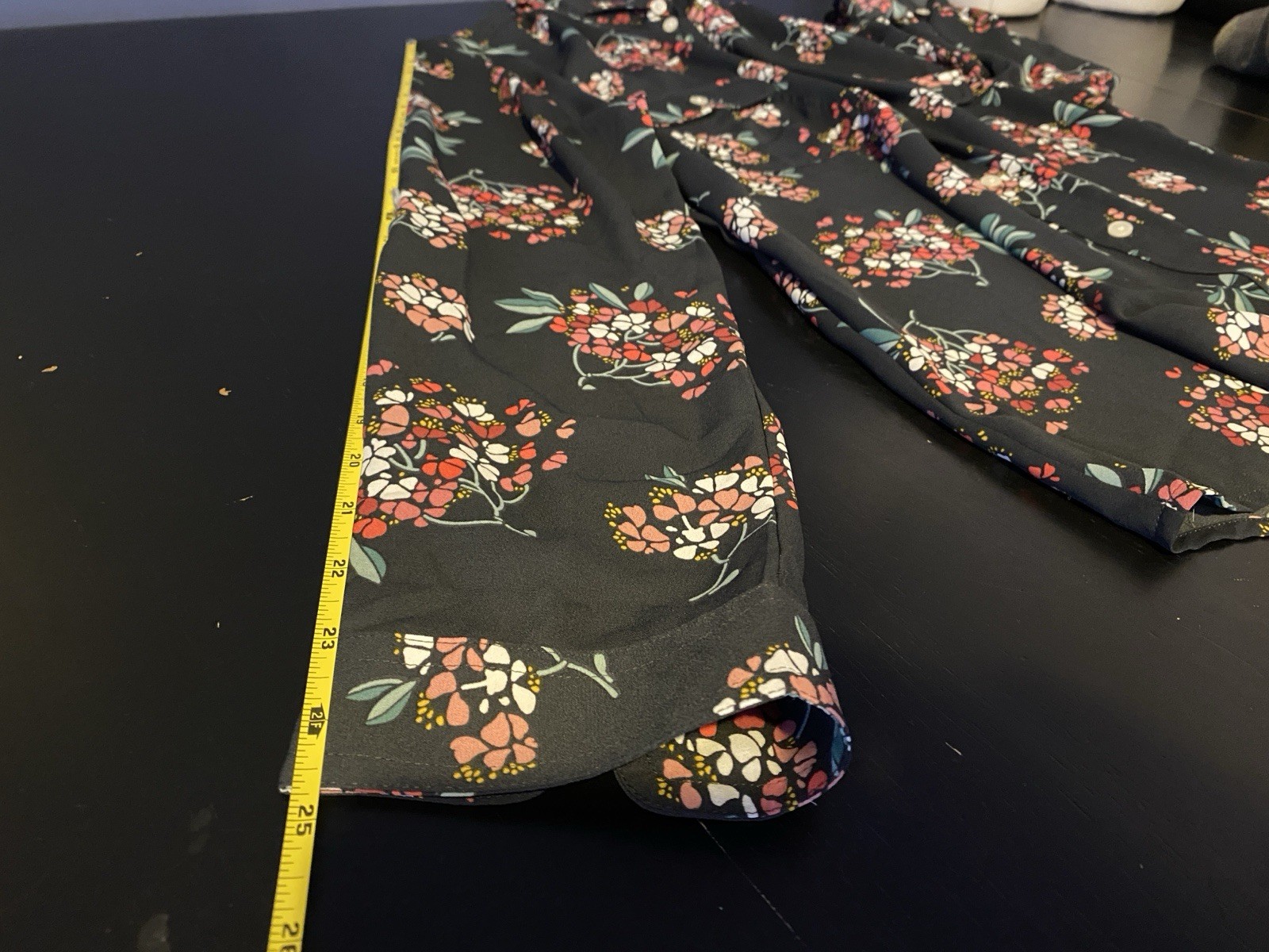 Loft Utility Blouse Hydrangea Lightweight XL NWOT - image 3