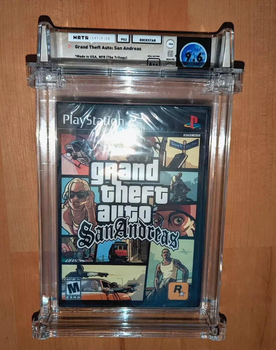 GRAND THEFT AUTO GTA SAN ANDREAS (PLAYSTATION 2 PS2)