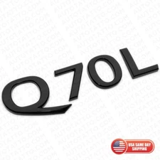 For Infiniti Q70L Rear Trunk Letter Badge Emblem Nameplate Sport Gloss Black
