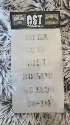 O.S.T. Operator Survival Tool Ammo Can Stencils 12GA .357 9mm 40 44 30-06 45 +++