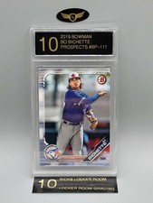 2019 Bowman Prospects Blue Jays BO BICHETTE #BP-111 rookie RC graded mint LRG 10
