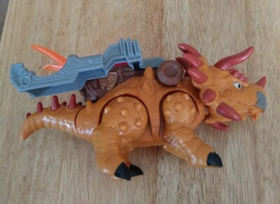 Imaginext Triceratops Combat Caveman Catapult Fisher Price